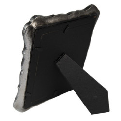 Stříbrný antik fotorámeček s patinou Dopio - 20*2*25 cm / 13*18 cm