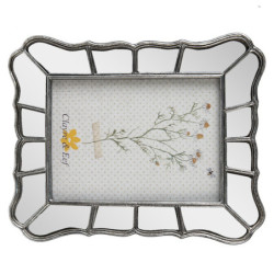 Stříbrný antik fotorámeček s patinou Dopio - 20*2*25 cm / 13*18 cm