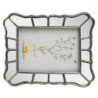Stříbrný antik fotorámeček s patinou Dopio - 20*2*25 cm / 13*18 cm