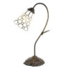 Stolní Tiffany lampa kamínky TransparentEye - 30*17*48 cm E14/max 1*25W