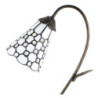 Stolní Tiffany lampa kamínky TransparentEye - 30*17*48 cm E14/max 1*25W
