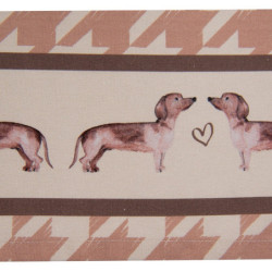 Bavlněná utěrka s jezevčíkem Dachshund Love - 50*70 cm