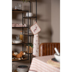 Bavlněná čtvercová utěrka s jezevčíkem Dachshund Love - 50*70 cm