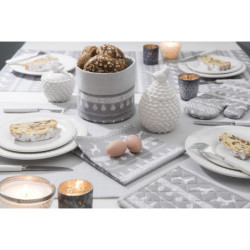 Podsedák s výplní Nordic Grey - 40*40 cm