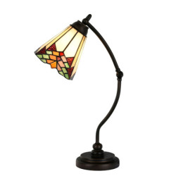 Stolní lampa Tiffany  Montaq -   Ø 26*50 cm 1x E14 / max 25w
