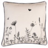 Béžový povlak na polštář s květinami Flora And Fauna -40*40 cm