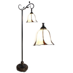 Stojací lampa Tiffany Brown - 36*25*152 cm