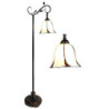 Stojací lampa Tiffany Brown - 36*25*152 cm