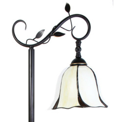 Stojací lampa Tiffany Brown - 36*25*152 cm