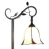 Stojací lampa Tiffany Brown - 36*25*152 cm