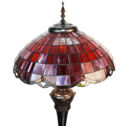 Stojací lampa Tiffany Reddo - Ø 51*166 cm E27/max 3*60W
