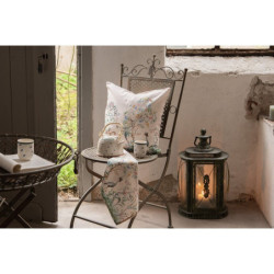 Porcelánová konvička se sítkem kvítka -  18*14*12 cm / 0,7L