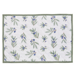 Oboustranné prostírání Olive Garden -  48*33 cm - sada 6ks