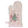Béžová dětská chňapka - rukavice s Louskáčkem a baletkou Pastel Nutcracker - 12*21 cm