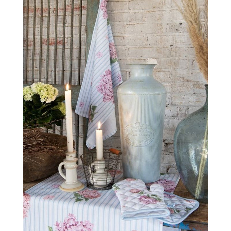 Béžový porcelánový svícen na úzkou svíčku Chrie - Ø10*14 cm