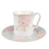 Porcelánový dezertní talířek s růžovými květy Rosa - Ø 19*2 cm