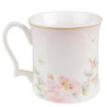 Porcelánový hrnek s růžovými květy Rosa - 13*9*9 cm / 414 ml