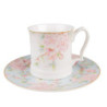 Porcelánový hrnek s růžovými květy Rosa - 13*9*9 cm / 414 ml