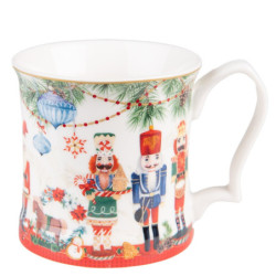 Porcelánový vánoční hrnek s Louskáčky  - 13*9*9 cm / 414 ml