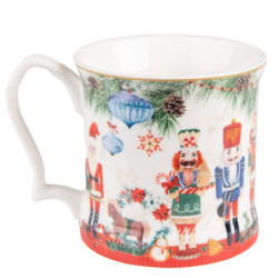 Porcelánový vánoční hrnek s Louskáčky  - 13*9*9 cm / 414 ml