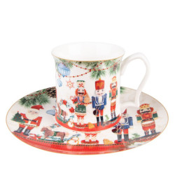 Porcelánový vánoční hrnek s Louskáčky  - 13*9*9 cm / 414 ml