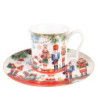 Porcelánový vánoční hrnek s Louskáčky  - 13*9*9 cm / 414 ml