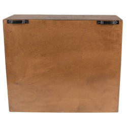 Mini dřevěná nástěnná komoda s 9-ti šuplíčky Chick Bei - 34*12*30 cm