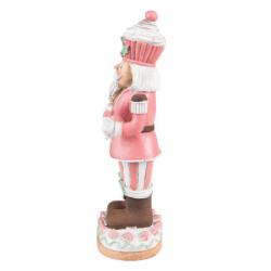 Dekorace Louskáček v růžovém - 9*6*24 cm