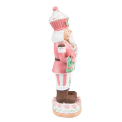 Dekorace Louskáček v růžovém - 9*6*24 cm