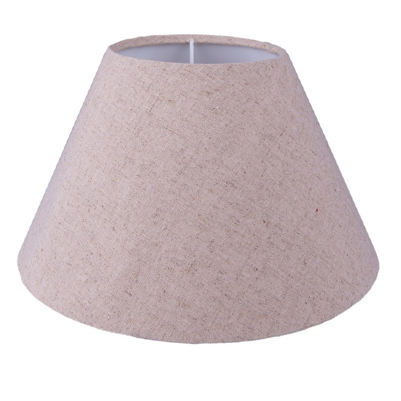 Béžové bavlněné stínidlo na stolní lampu Mrao - Ø23*15 cm / E27