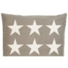 Khaki povlak na polštář s hvězdami Stars - 50*50cm