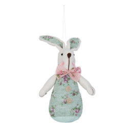 Závěsná dekorace zelený Králík - 8*4*13 cm