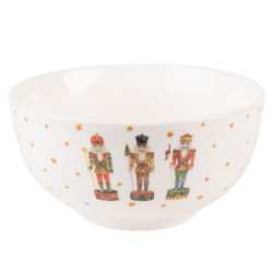 Porcelánová miska s Louskáčky Happy Little Christmas  - Ø 14*7 cm / 500 ml