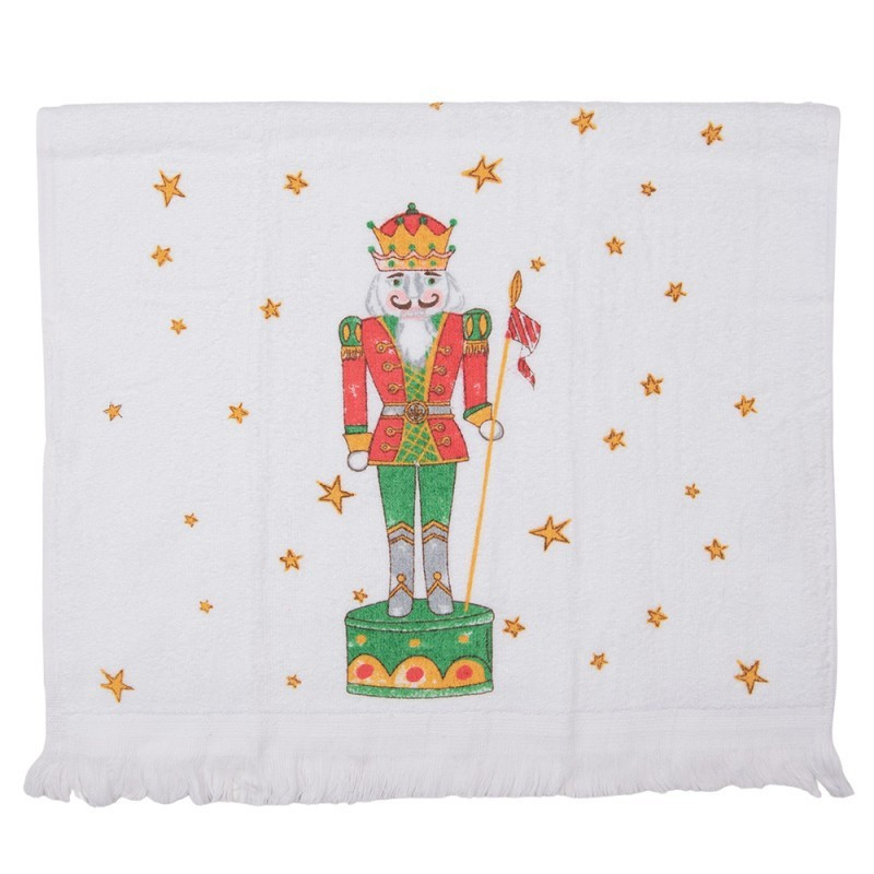Froté ručník s Louskáčkem Happy Little Christmas - 40*66cm