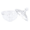 Transparentní skleněná miska dóza na cukrovinky s víkem - Ø 16*19 cm