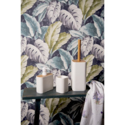 Keramický WC držák na kartáč Dao - 9*9*34 cm