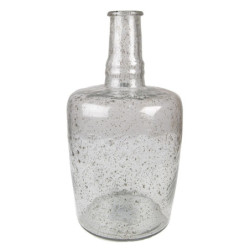 Skleněná transparentní foukaná váza Sandy - Ø 21*38 cm