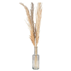 Skleněná transparentní foukaná váza Sandy - Ø 11*34 cm