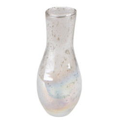 Skleněná transparentní váza Milia - Ø 6*13 cm