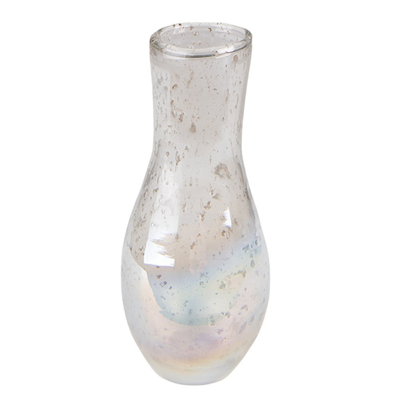 Skleněná transparentní váza Milia - Ø 6*13 cm