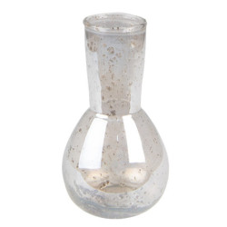 Skleněná transparentní váza Milia - Ø 7*14 cm