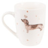 Porcelánový hrnek s jezevčíkem Dachshund Love - 12*8*10 cm / 300 ml