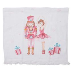 Froté ručník s Louskáčkem a baletkou Pastel Nutcracker - 40*66 cm