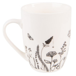 Porcelánový hrnek s květinami Flora And Fauna - 12*8*10cm / 300ml