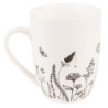 Porcelánový hrnek s květinami Flora And Fauna - 12*8*10cm / 300ml