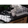 Bílo-černá porcelánová miska se stromky Black&White X-Mas - Ø 14*7 cm / 500 ml