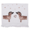 Kuchyňský froté ručník s jezevčíky Dachshund Love - 40*66 cm