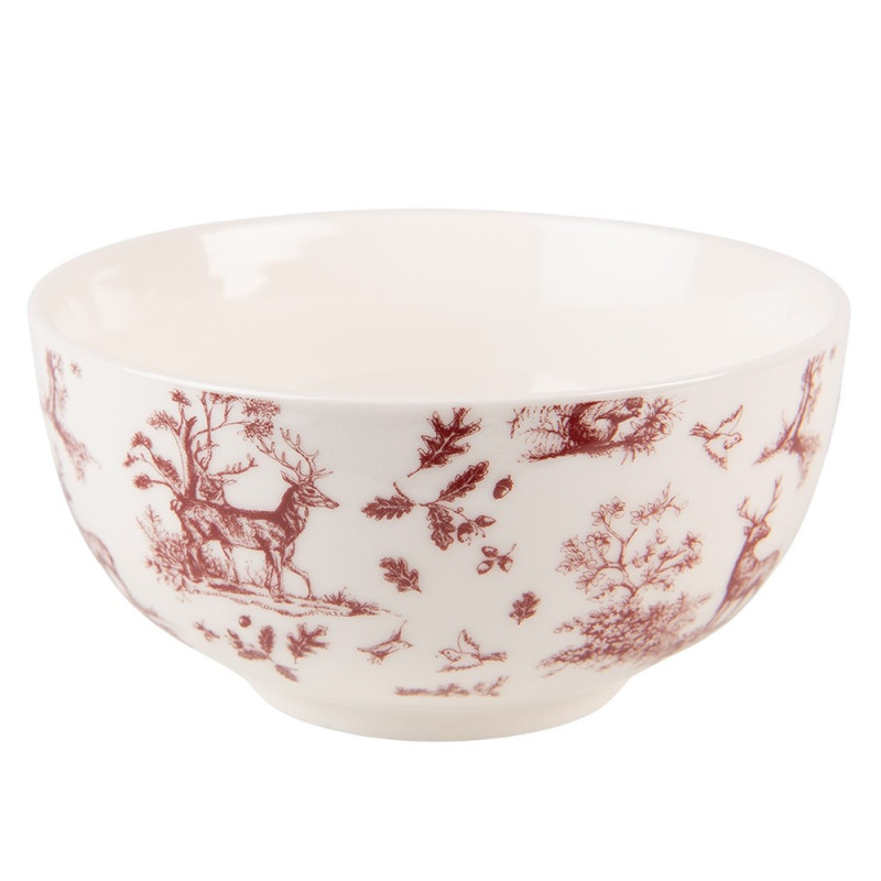 Porcelánová miska na polévku Pretty Forest - Ø 14*7 cm / 500 ml