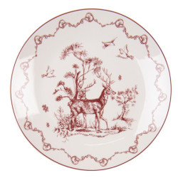 Porcelánový dezertní talíř Pretty Forest - Ø 20*2 cm