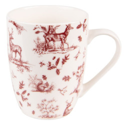 Porcelánový hrnek Pretty Forest - 12*8*10 cm / 300 ml